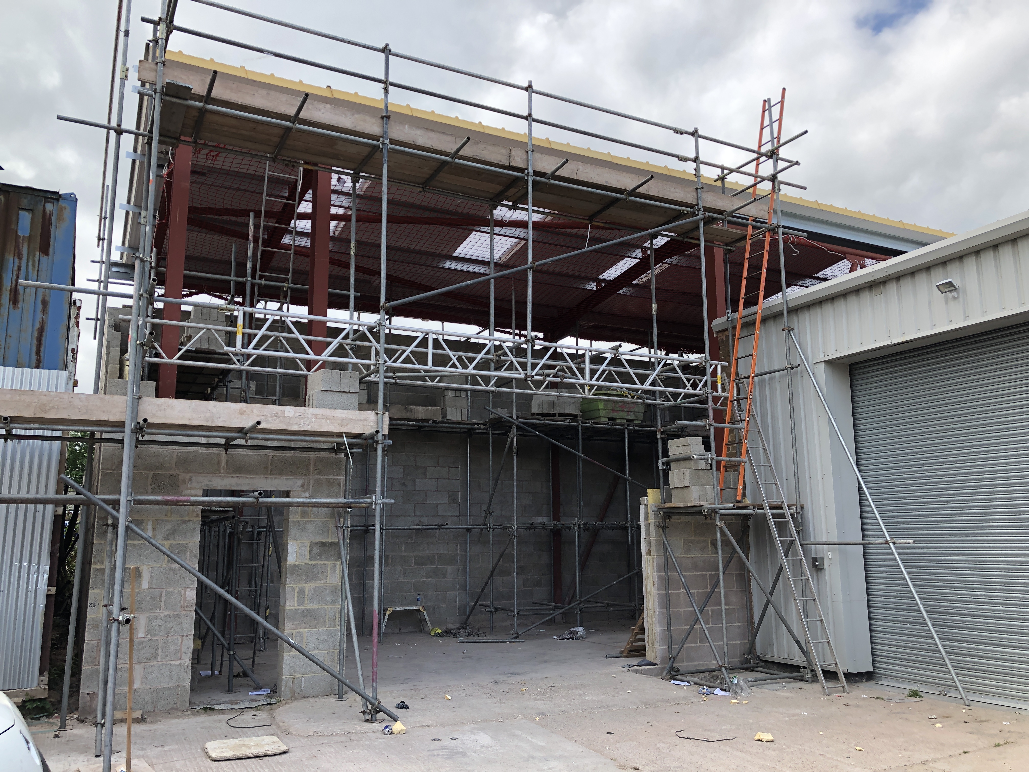 You are currently viewing Project update – New Build Industrial Unit, Leamington Spa